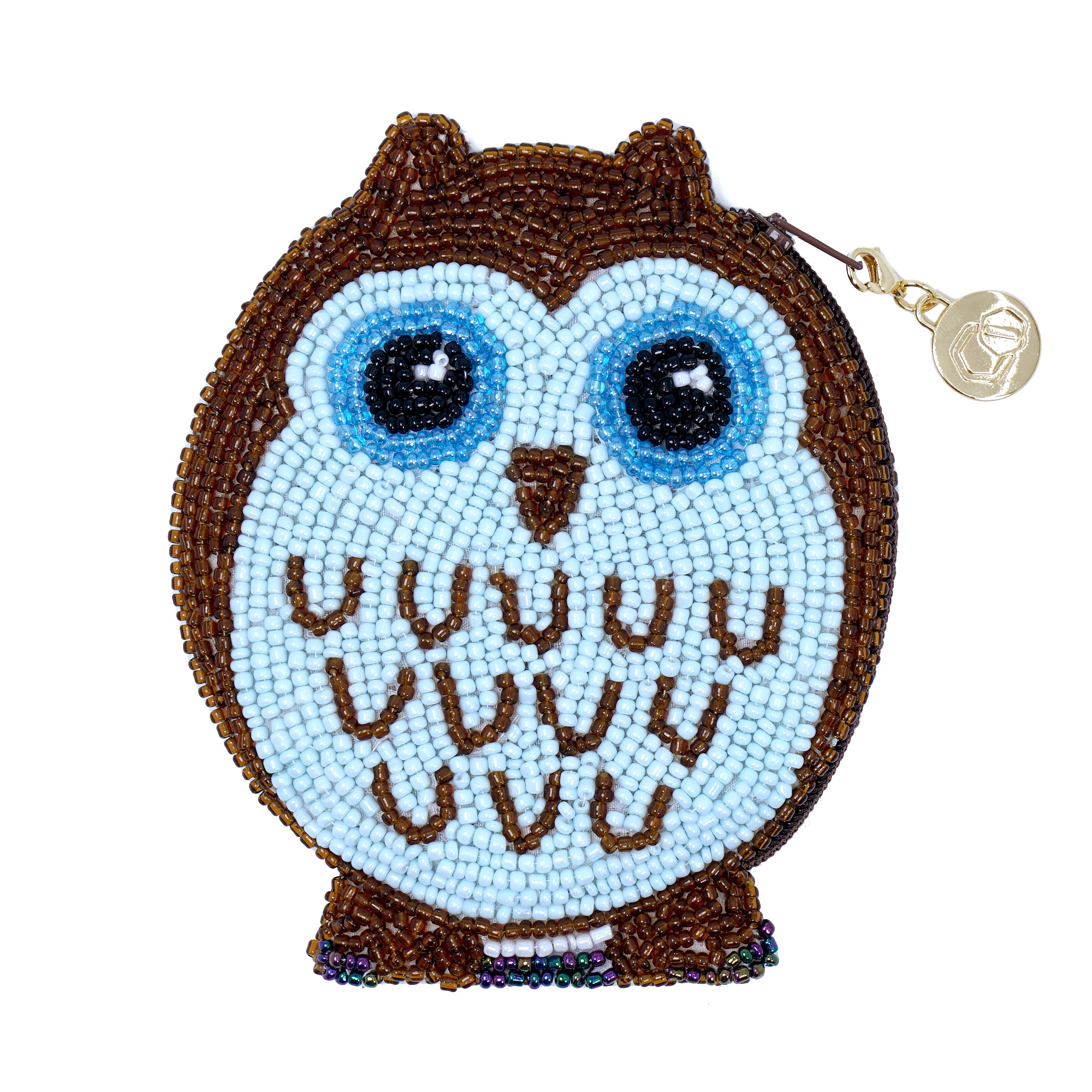 Beaded Coin Purse - Owl