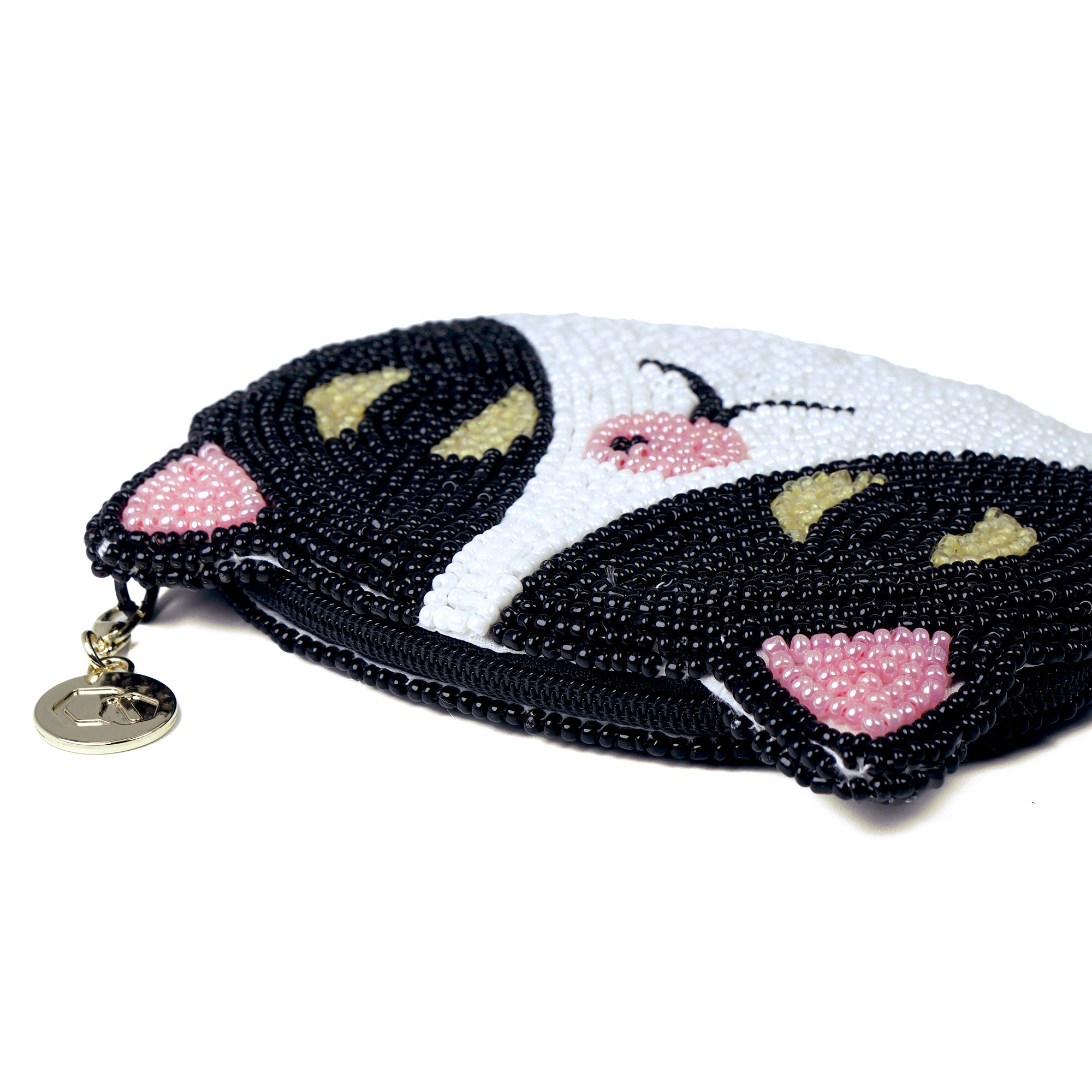 Beaded Coin Purse - Ah Ji Cat