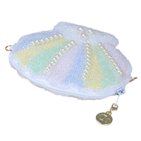 Beaded Coin Purse - Shell Rainbow