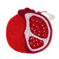 Beaded Coin Purse - Pomegranate