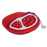 Beaded Coin Purse - Pomegranate