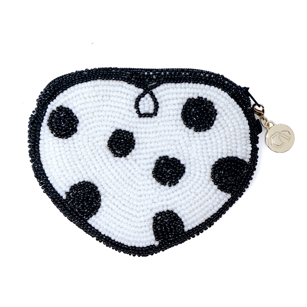 Beaded Coin Purse - Marshmallow Hear