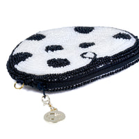 Beaded Coin Purse - Marshmallow Hear