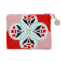Beaded Coin Purse - Petal Mandala(PK)