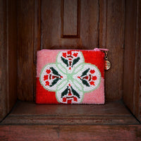 Beaded Coin Purse - Petal Mandala(PK)