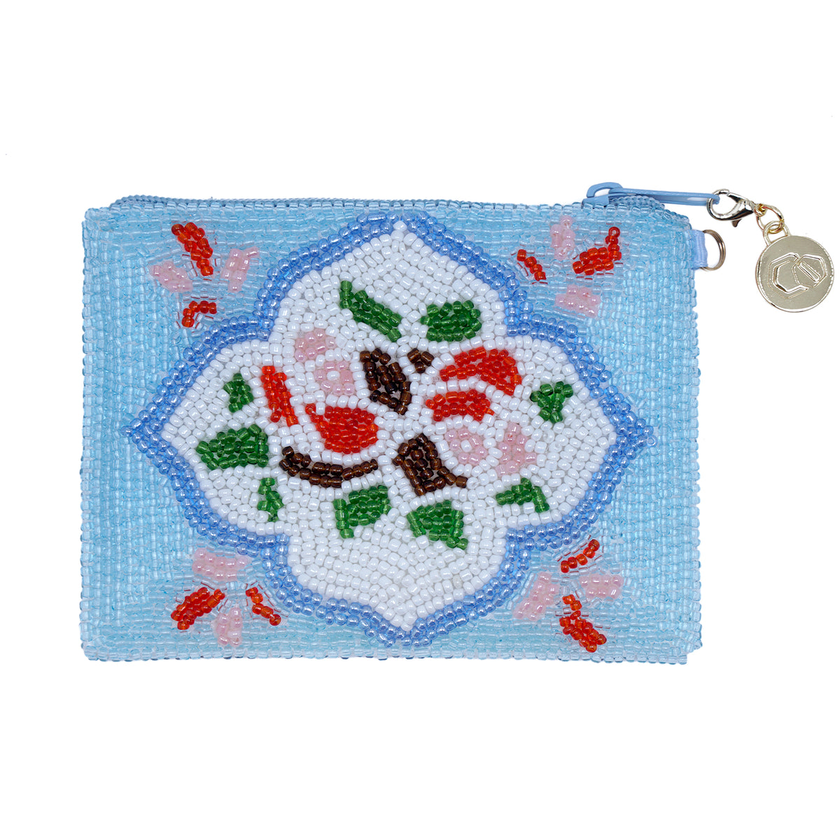Beaded Coin Purse - Spring Mosaic(BL)