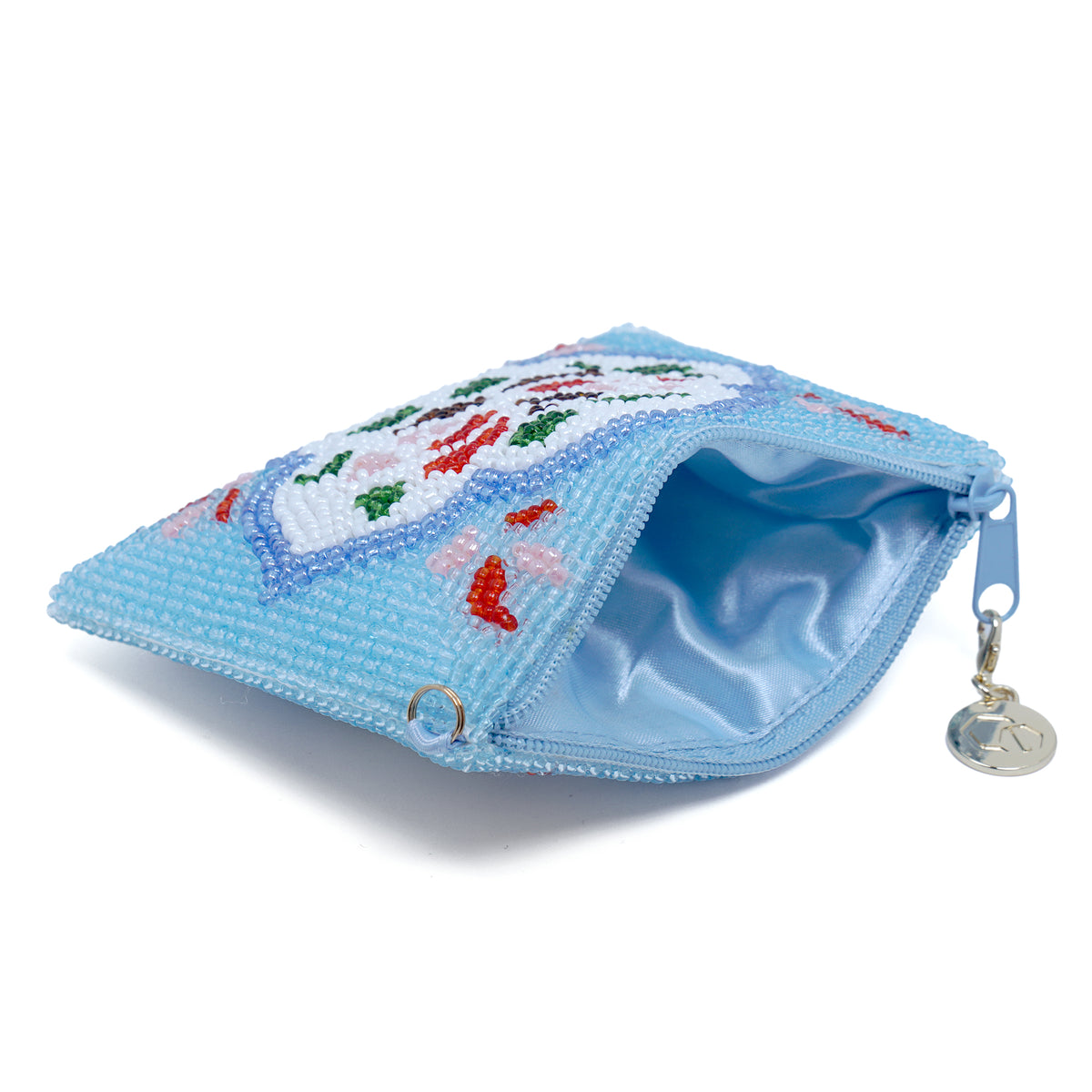 Beaded Coin Purse - Spring Mosaic(BL)
