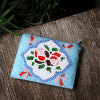 Beaded Coin Purse - Spring Mosaic(BL)