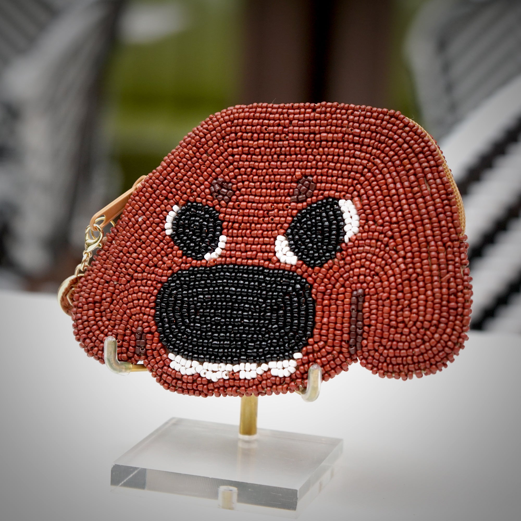 Beaded Coin Purse - Dachshund