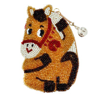Beaded Coin Purse - Horse