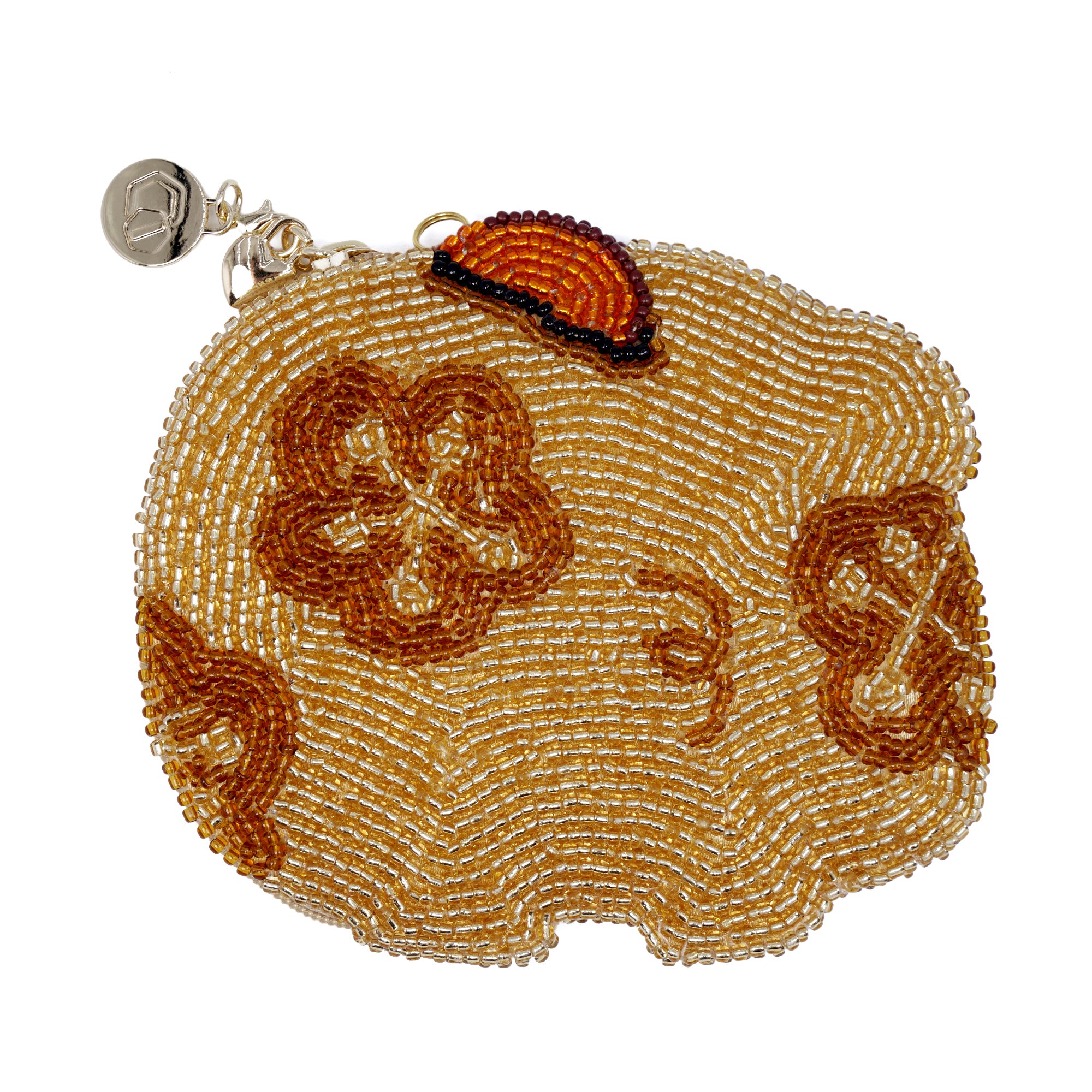Beaded Coin Purse - Piggy Bank