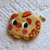 Beaded Coin Purse - Piggy Bank