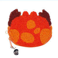 Beaded Coin Purse - Crab