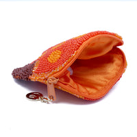 Beaded Coin Purse - Crab