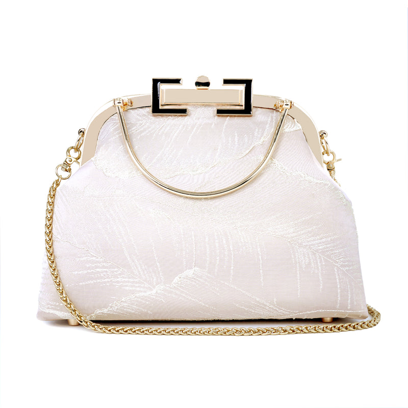 Clasp Crossbody Bag - Lotus Leaf