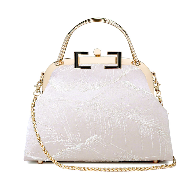 Clasp Crossbody Bag - Lotus Leaf