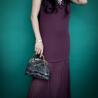 Clasp Crossbody Bag - Lotus Leaf