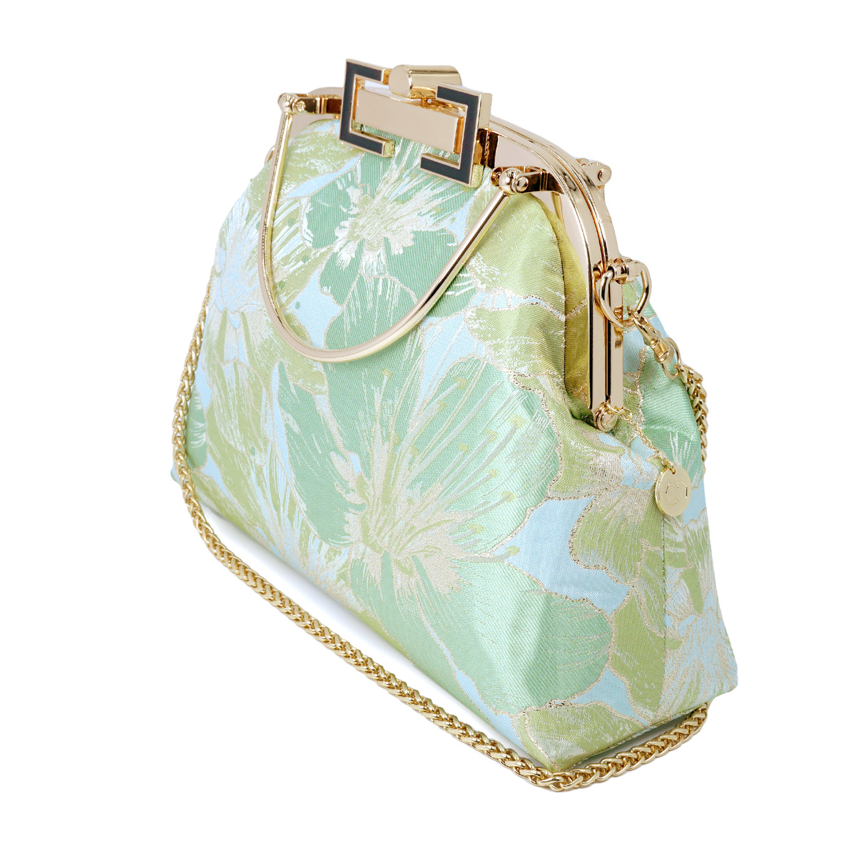 Clasp Crossbody Bag - Gold Lily(GN)