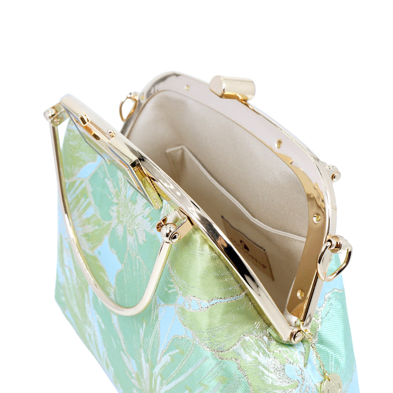 Clasp Crossbody Bag - Gold Lily(GN)