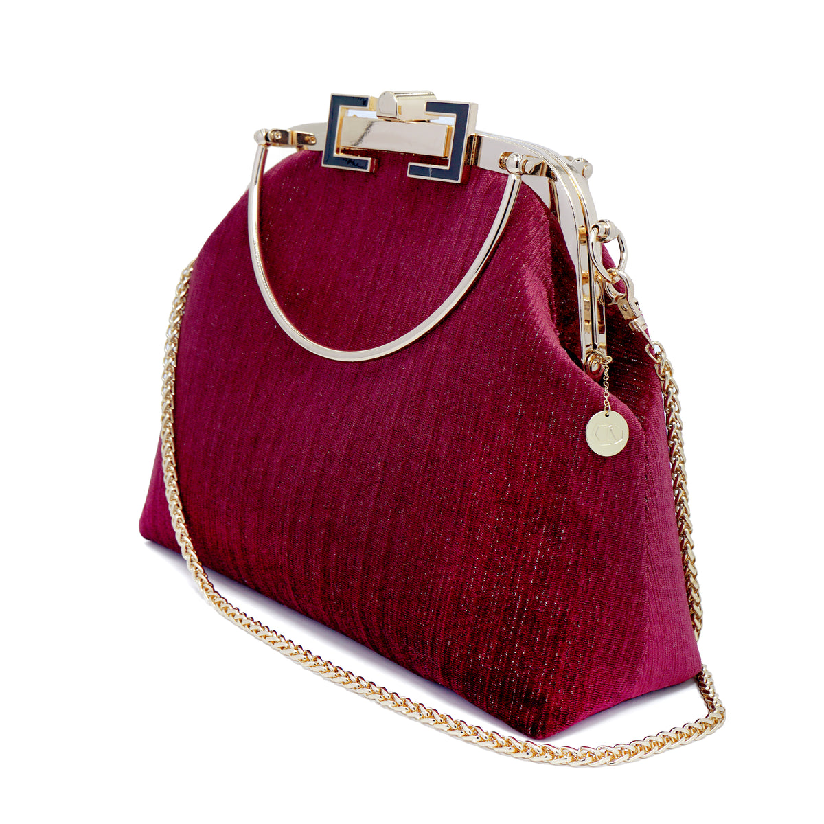 Clasp Crossbody Bag - Velvet Cano
