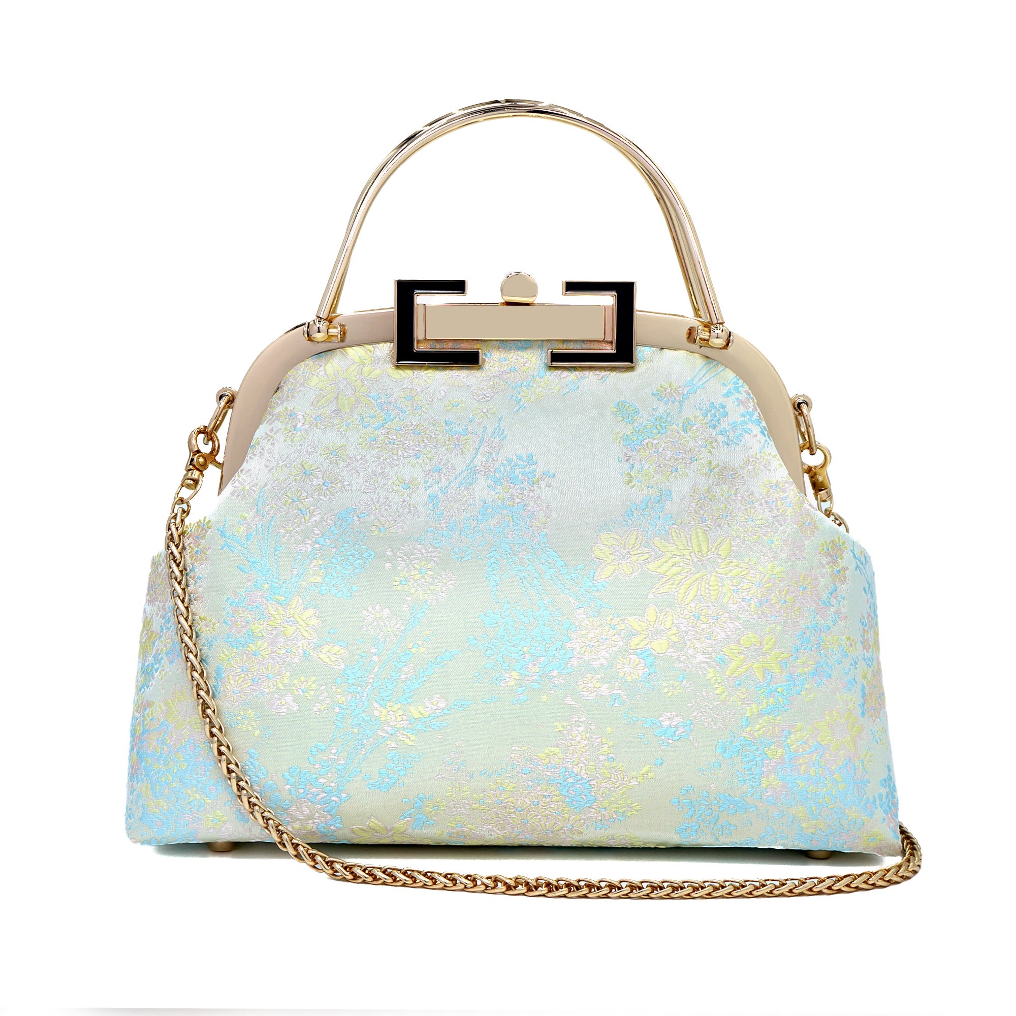 Clasp Crossbody Bag - Jasminoides