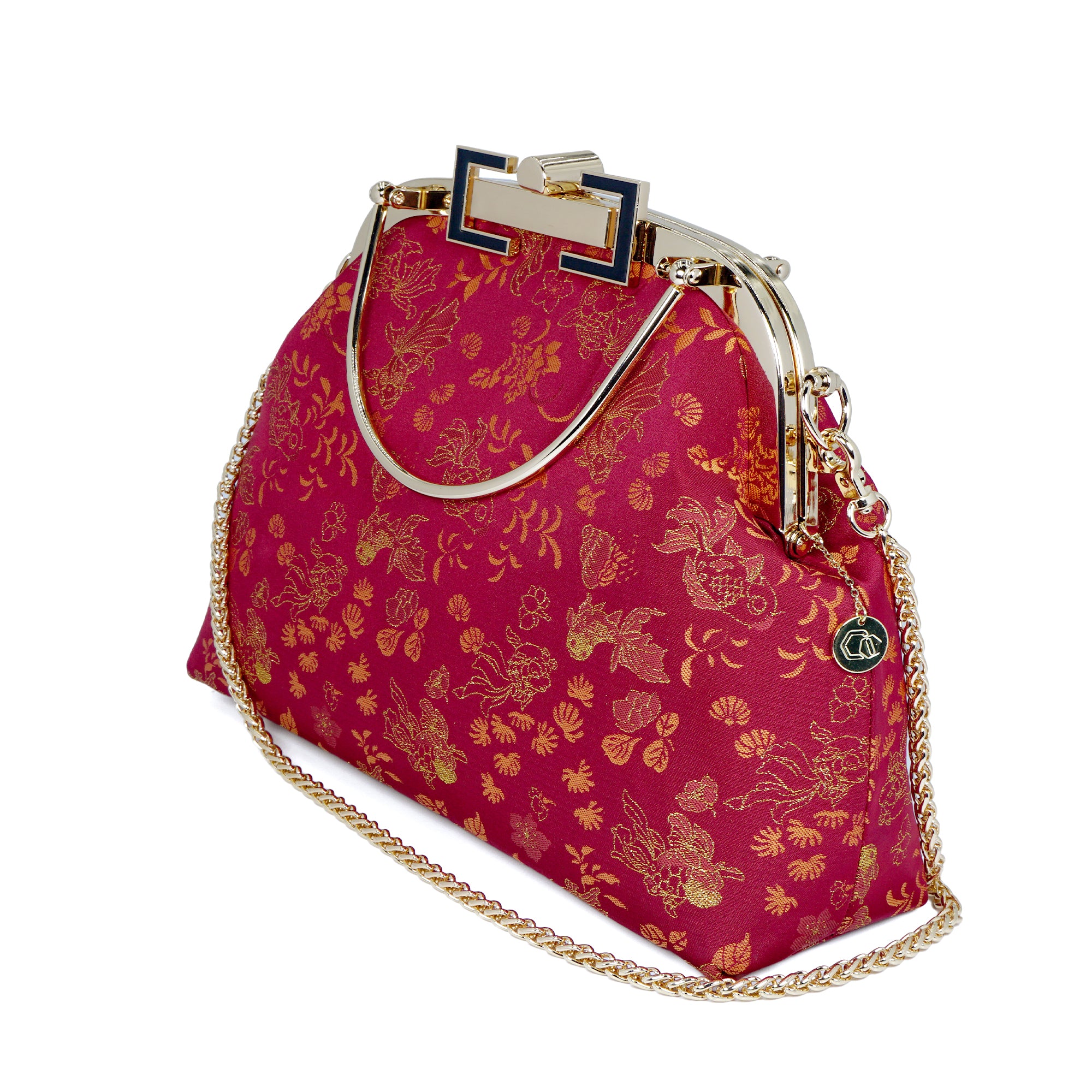 Clasp Crossbody Bag - Carp Climbs Waterfall