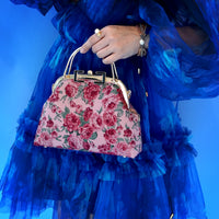 Clasp Crossbody Bag - Rose of Versailles
