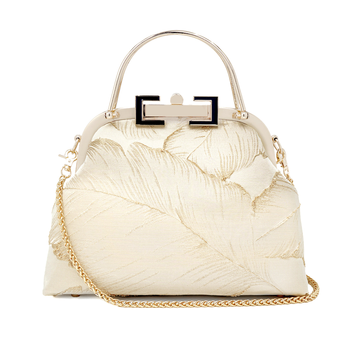 Clasp Crossbody Bag - Lotus Leaf