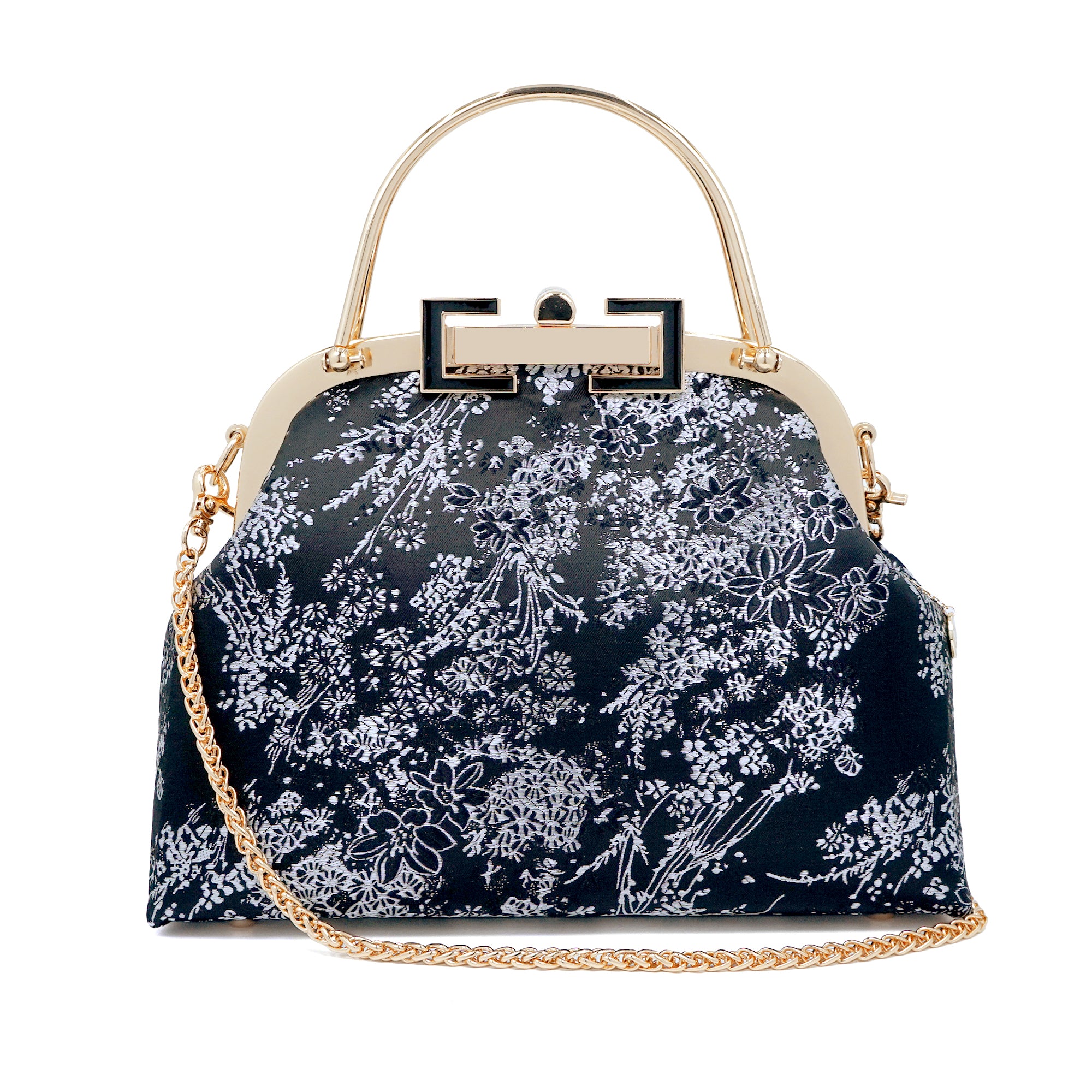 Clasp Crossbody Bag - Jasminoides
