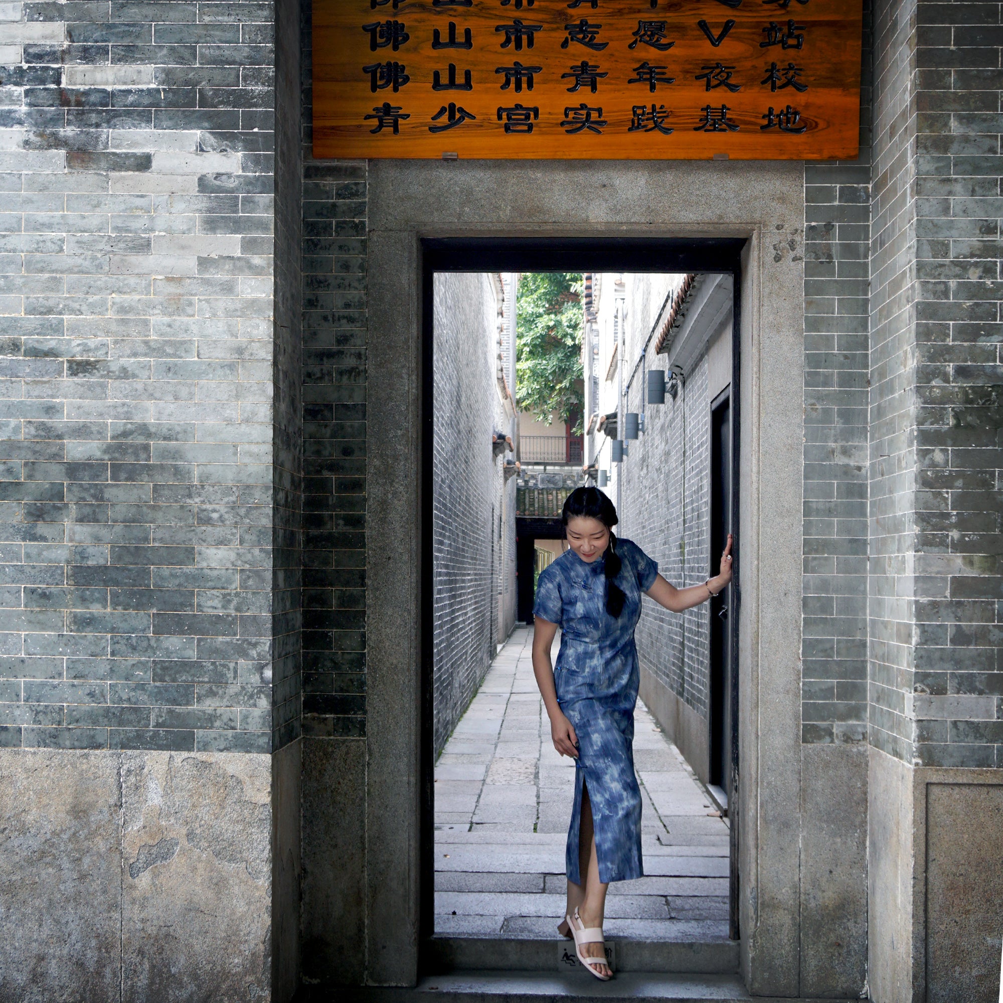 Short Sleeve Cheongsam - Lingnan Casa