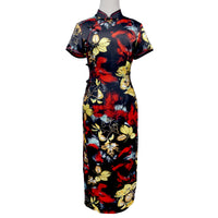 Short Sleeve Cheongsam - Autumn Dream