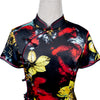 Short Sleeve Cheongsam - Autumn Dream