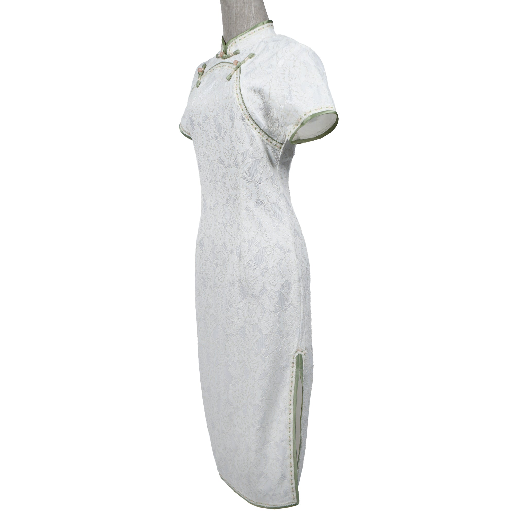 Short Sleeve Cheongsam - Snow Flow