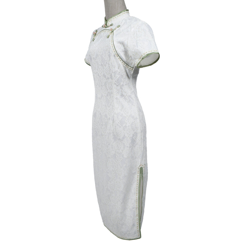 Short Sleeve Cheongsam - Snow Flow