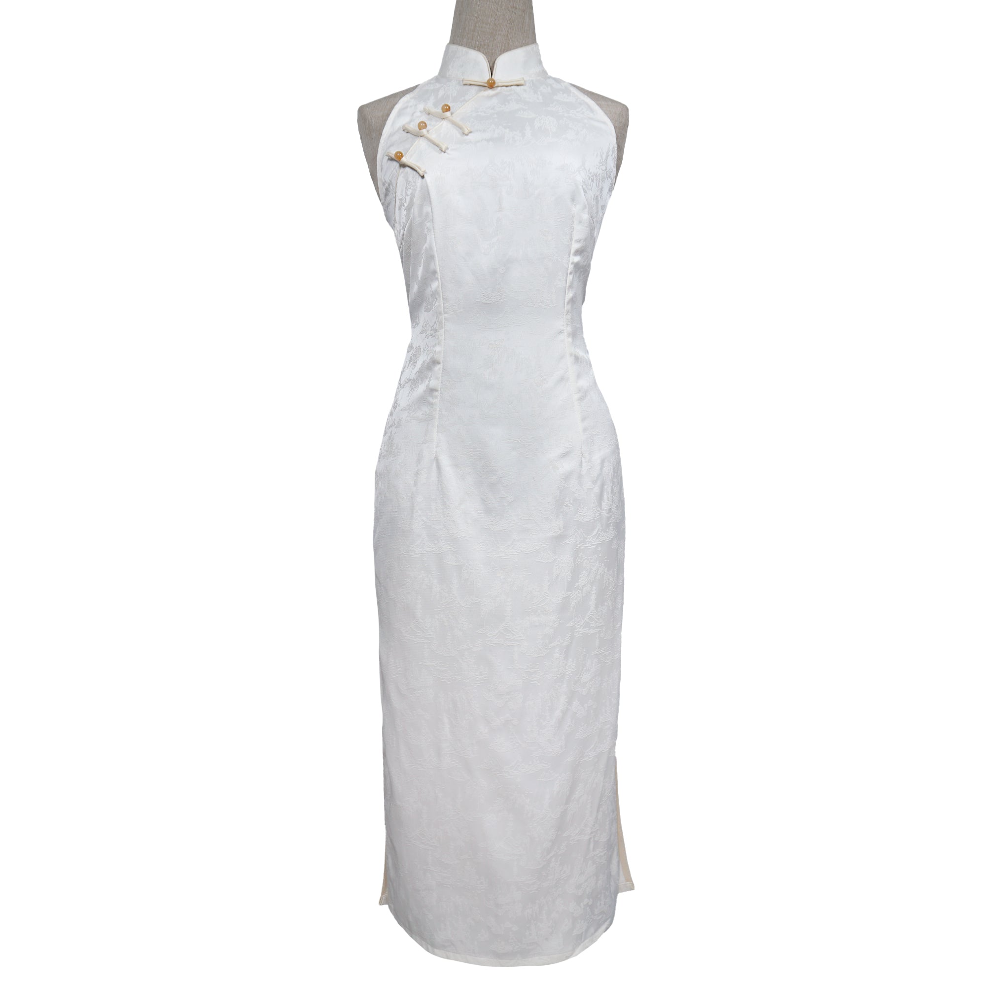 Halter Neck Cheongsam - Elegant Castle