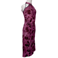 Halter Neck Cheongsam - Raspberry