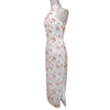 Halter Neck Cheongsam - Cinnamon