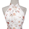 Halter Neck Cheongsam - Cinnamon
