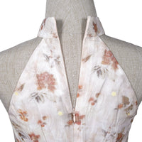 Halter Neck Cheongsam - Cinnamon