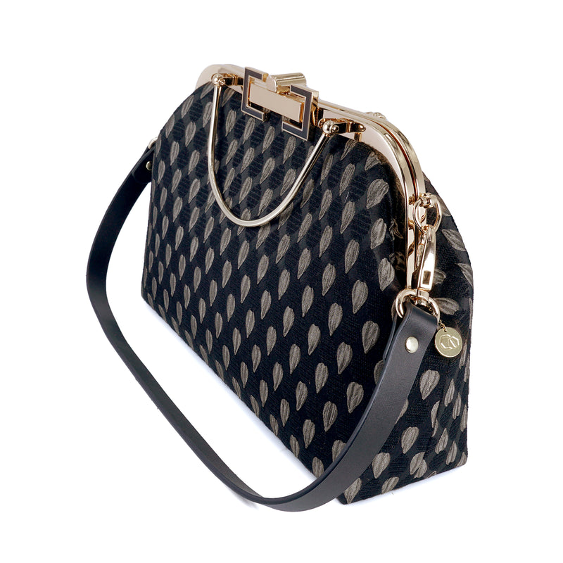 Clasp Shoulder Bag - Raindrop