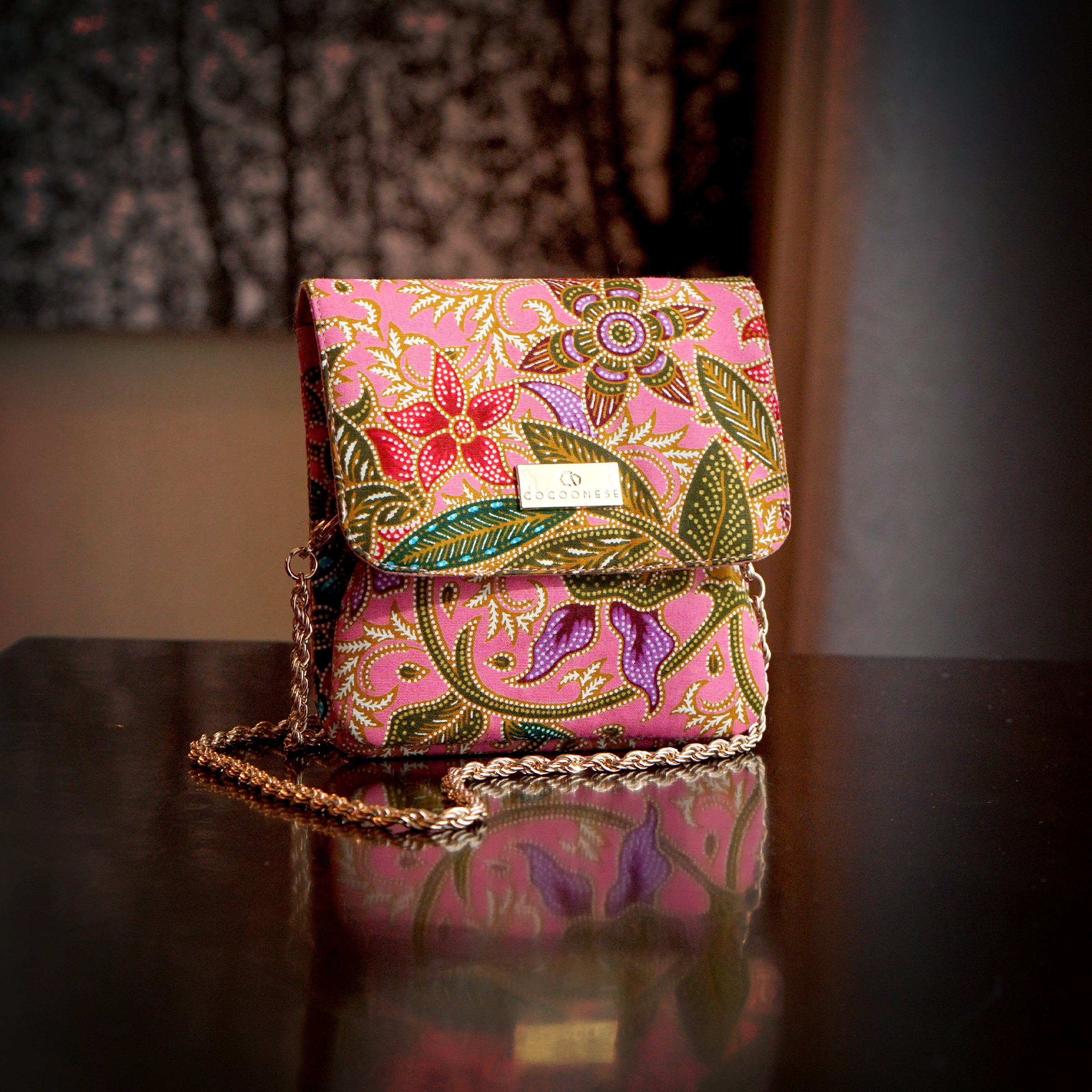 Clasp Wallet - Pink Trumpet