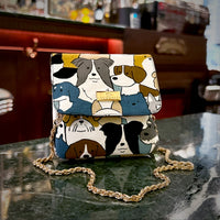 Clasp Wallet - Dogs Crowd