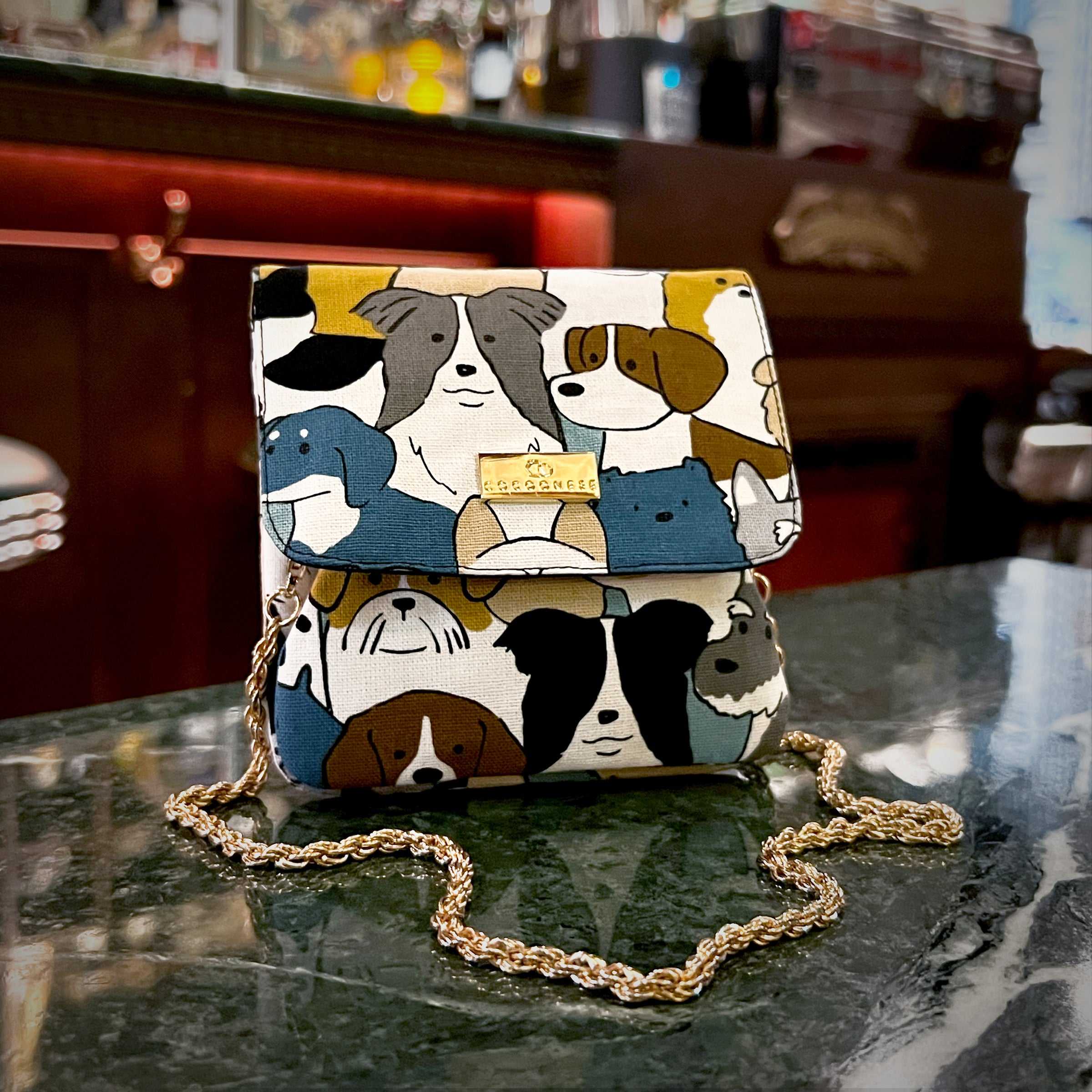 Clasp Wallet - Dogs Crowd