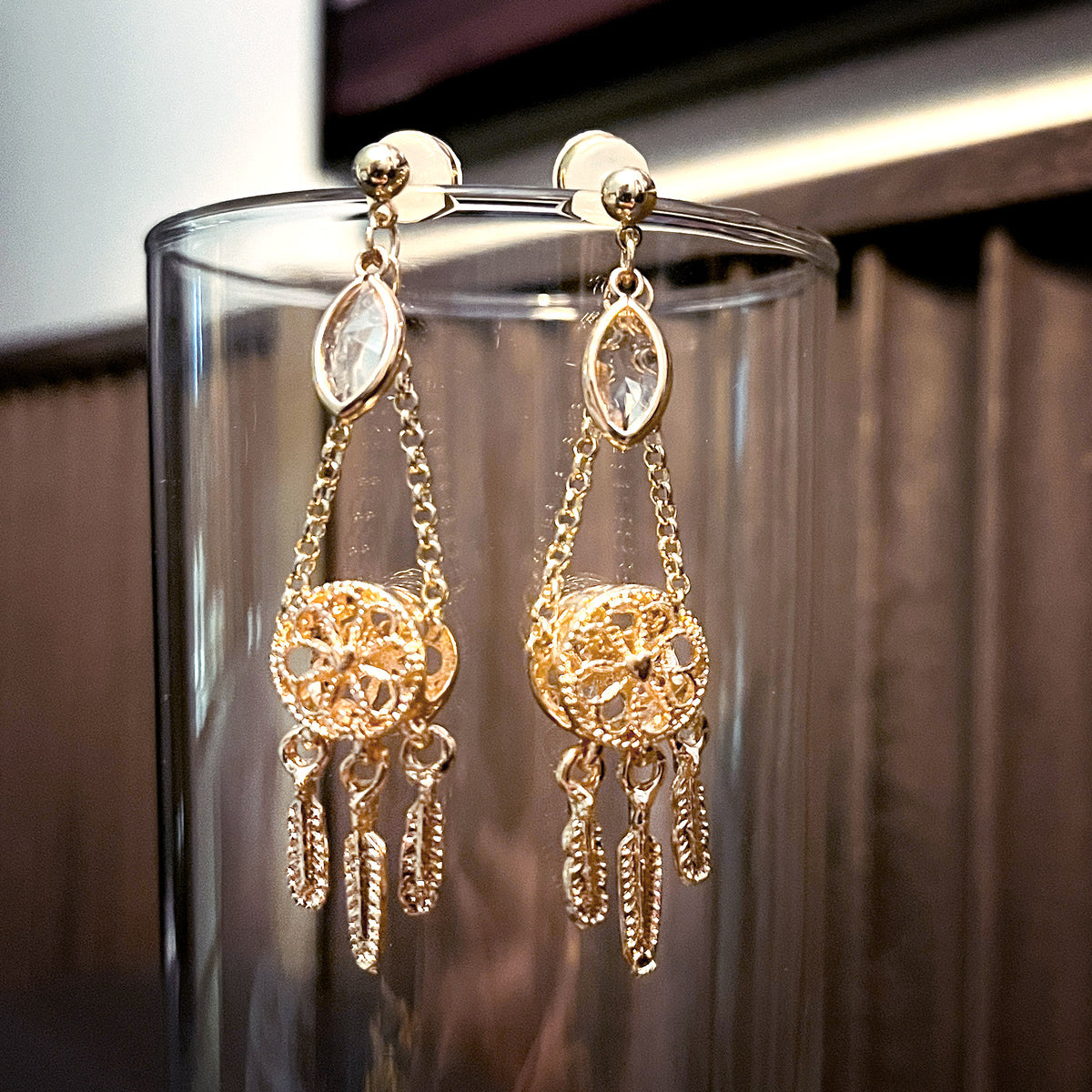 Dreamcatcher Tassel Drop Earrings