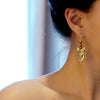 Heart Shap Dangle Earrings
