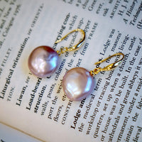 Moonlit Pearl Dangle Earrings(PR)