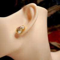 Pure Form Baroque Studs(CL)