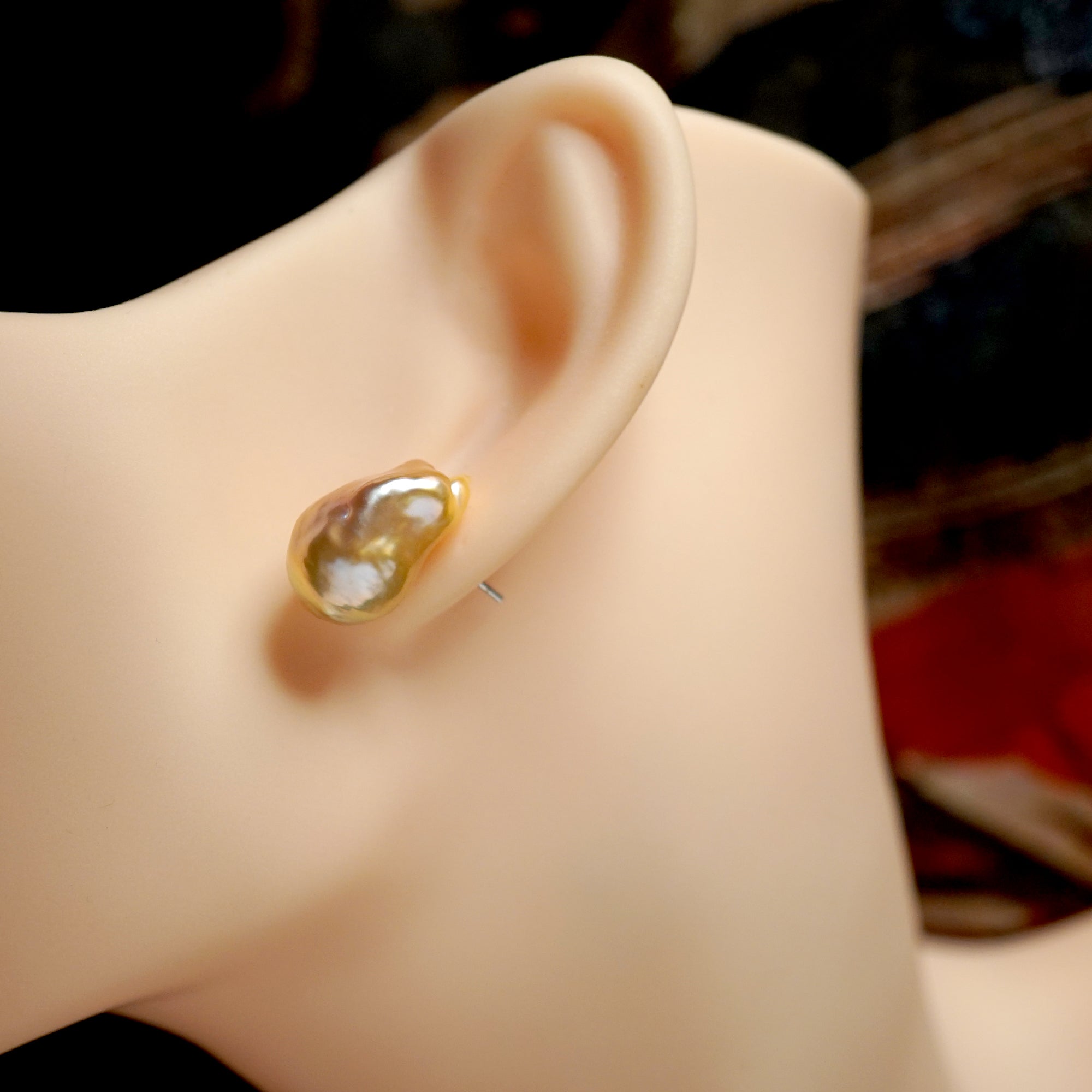 Pure Form Baroque Studs(CL)