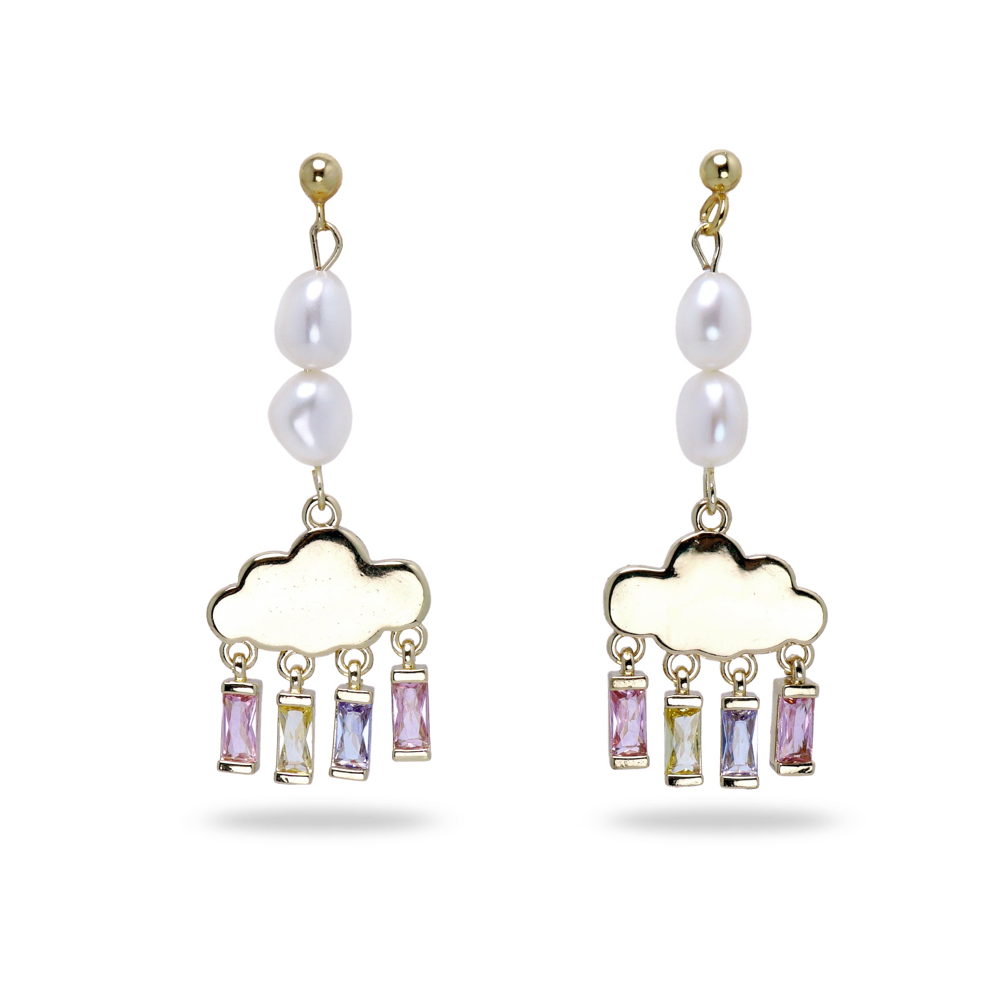 Rainbow After Rain Drop Earrings