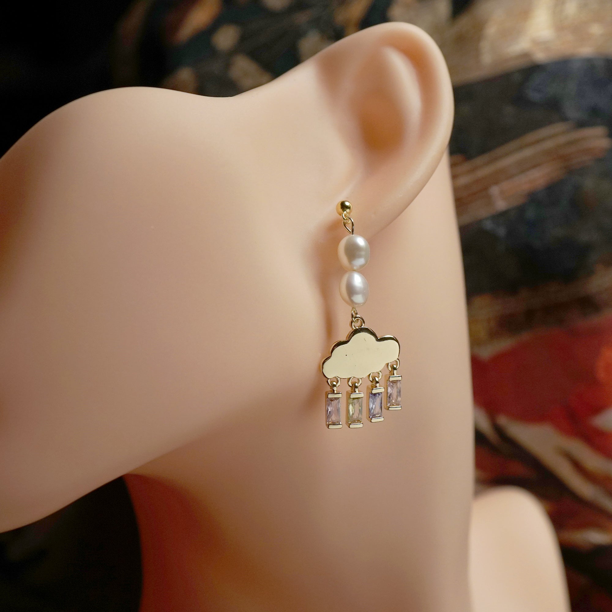 Rainbow After Rain Drop Earrings